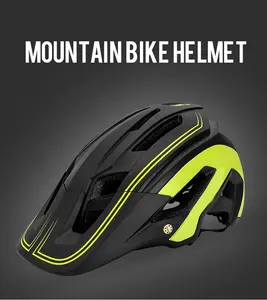 사용자 정의 자전거 액세서리 DH 내리막 자전거 헬멧 PC 한 금형 산악 자전거 통합 사이클링 헬멧
