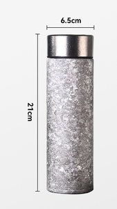 In Stock 450ML Double Walled Vacuum <b>Insulated</b> Titanium Bottle Portable Outdoor Office Travel <b>Mug</b> Anti-Corrosion Tumbler - Product Image 4