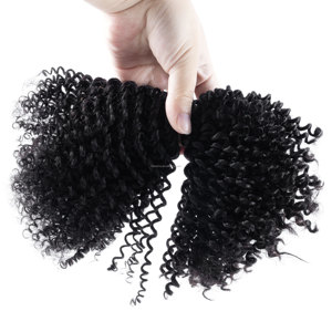 Extensiones de Cabello Remy Ruso 100% Virgen al por Mayor, Paquetes de Cabello con Punta I Invisible Hechos a Mano, Extensiones Afro Rizadas para Uso Diario - Product Image 4