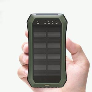Batería Externa Solar de Carga Rápida, Impermeable, con Luz para Camping, 10000mAh, para Emergencias al Aire Libre - Product Image 2