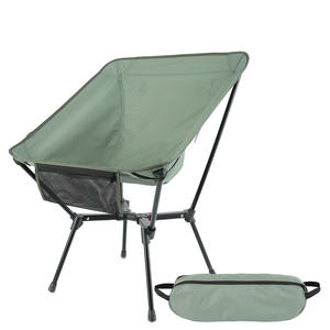 Chaise de camping portable, chaise pliable légère, chaise de randonnée ultralégère pour camp en plein air, randonnée, <span class=keywords><strong>voyage</strong></span>, plage - Product Image 1
