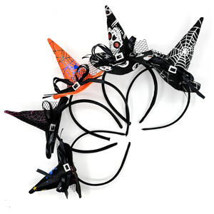 Diadema <span class=keywords><strong>de</strong></span> <span class=keywords><strong>bruja</strong></span> <span class=keywords><strong>Sombrero</strong></span> <span class=keywords><strong>de</strong></span> Brujas Diademas Disfraz <span class=keywords><strong>de</strong></span> Halloween para niña Bebé Mujer Adulto - Product Image 1