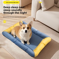 Lit pour animaux de compagnie XL, petit, écologique, durable, toutes saisons, en tissu Oxford à mémoire de forme, anti-rayures, imperméable, tapis pour chien et chat
