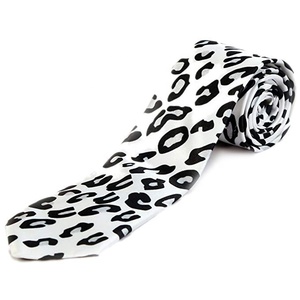 XINLI Animal textura patrón corbatas de hombre 100% pura seda de alta calidad lazos al por mayor de diseño personalizado de <span class=keywords><strong>leop</strong></span> - Product Image 4