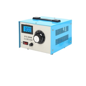 Reguladores de Voltaje Monofásicos <span class=keywords><strong>STG</strong></span> de 500W, de 0v a 300v, Transformador de Aislamiento, Estabilizadores Automáticos Ajustables - Product Image 1