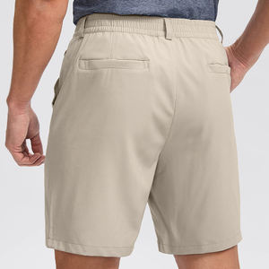 Bermuda athlétique personnalisé pour hommes 95% polyester 5% élasthanne taille moyenne style décontracté toile solide coupe ajustée short extensible doux - Product Image 3