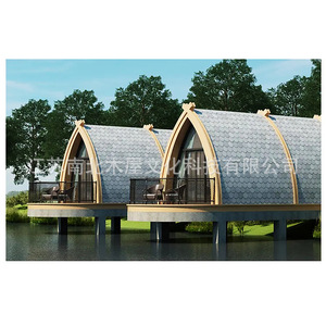 Casa flotante de lujo prefabricada, cabaña móvil para hotel de resort al aire libre, para turismo y entretenimiento. - Product Image 4