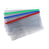 Sobres con Cierre de Polipropileno Ecológicos para la Escuela, Precio de Fábrica, Transparentes, Tamaños A4, A5, A6, Bolsillo para Etiquetas de PVC, Carpeta de Documentos con Cierre de Plástico