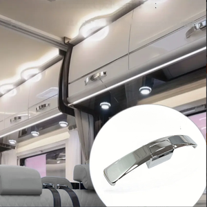 Kẽm push button xử lý khóa cho RV & đồ nội thất tủ cong Bow xử lý với Bounce khóa cho Locker & Ổ khóa cửa - Product Image 3