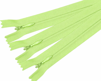 Fermeture éclair invisible en nylon, dissimulée, à verrouillage automatique, à extrémité fermée, pour textiles de maison, robes, jupes, accessoires de couture, couleurs et longueurs personnalisées