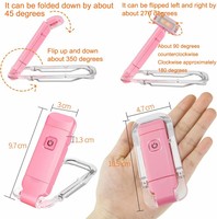 Lampe Marque-Page LED Pliable et Flexible, Rechargeable USB, Réglable, Portable, avec Clip pour la Lecture et Protection des Yeux