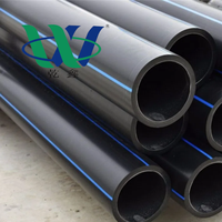 Tubo per Acqua PE100 in HDPE Vergine Resistente alla Corrosione per Irrigazione a Fusione a Caldo