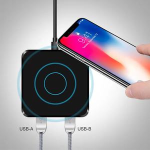 Cargador Inalámbrico M-Queen de 5w 10w 15w, Plataforma de Carga Rápida con Doble Salida USB, Plataforma de Carga Inalámbrica para iPhone - Product Image 3