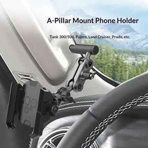 Soporte <span class=keywords><strong>Universal</strong></span> para Teléfono Móvil de Coche, Nuevo, con Base Fija de Metal Fundido a Presión - Product Image 1
