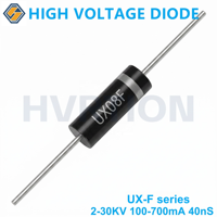Diode haute tension UX20F, diode à récupération ultra-rapide, 20KV 200mA 40ns, diode HV HVRTION, diode redresseuse haute tension, redresseur HV