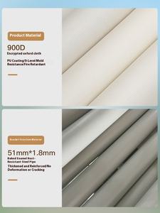 Campamento especial Wanzhong montaña impermeable cuatro estaciones cielo cortina Base grande tienda de ocho garras solo pico <span class=keywords><strong>Twin</strong></span> Peaks Tres Picos - Product Image 6