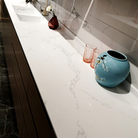Panneaux de fausse pierre en gros faciles à installer grande dalle intérieure résistante aux taches 6-30mm grande dalle Corian acrylique surface solide