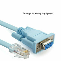 Câble de console réseau personnalisé 1.8m Rs232 Db9 femelle vers Rj45 pour commutateur de routeur Cisco
