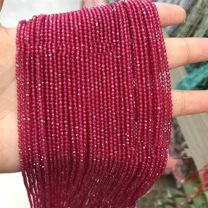 ลูกปัด<span class=keywords><strong>ทับทิม</strong></span>ธรรมชาติขนาด<span class=keywords><strong>เล็ก</strong></span> 2-6 มม. แบบเหลี่ยมเพชรพลอย ขายส่ง -- หินอัญมณีเกรด AAA สำหรับทำเครื่องประดับ DIY - Product Image 1