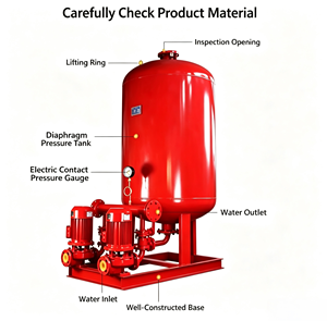 Unité <span class=keywords><strong>de</strong></span> surpression à double pompe centrifuge, système d'alimentation en eau automatique avec réservoir d'expansion sous pression, moteur 100% cuivre - Product Image 2