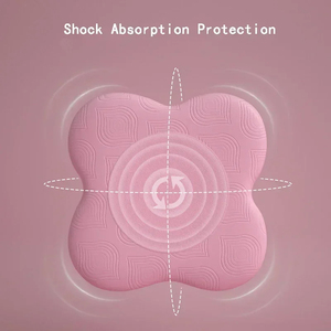 1PC Almohadilla de Yoga Antideslizante de PU Engrosado para Apoyo de Rodillas y Codos, Suave, para Estiramiento y Ejercicio Físico - Product Image 4