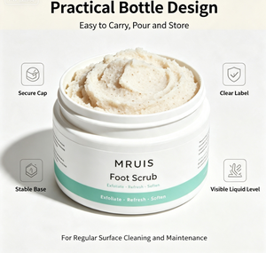 Exfoliante <span class=keywords><strong>para</strong></span> <span class=keywords><strong>Pies</strong></span> MRUIS, Elimina la Piel Muerta, Suaviza los Talones Ásperos, Fórmula Natural con Gránulos Vegetales, Cuidado de los <span class=keywords><strong>Pies</strong></span>, <span class=keywords><strong>Pies</strong></span> Secos y Agrietados, Spa Diario en Casa - Product Image 6