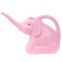 Arrosoir en plastique PE en forme d'éléphant mignon, réutilisable, pour arroser les plantes, les fleurs et les pépinières