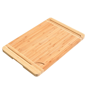 Fabricantes personalizados, tablas de cortar de bambú extra grandes con asas ocultas para la cocina, aptas para lavavajillas - Product Image 6