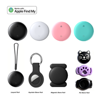 Fonctionne avec Apple Find My, traceur intelligent étanche, étiquette sans fil, alternative à l'AirTag, localisateur Bluetooth pour animaux de compagnie, chiens, chats, clés