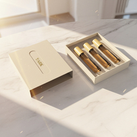 Boîte de parfum vide personnalisée haut de gamme créative, boîte d'emballage de parfum en carton avec estampage à chaud