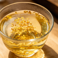 Thé aux fleurs d'Osmanthus séchées naturelles de qualité supérieure, OEM d'usine, favorise le bien-être quotidien, boisson purement végétale, arôme intense et sain