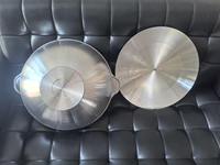Poêle de cuisson multifonctionnelle en aluminium moulé sous pression antiadhésive de haute qualité 40 cm avec couvercle, modèle 2026