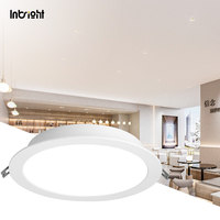 Plafonnier encastré LED à intensité variable et température de couleur réglable 15W 22W 32W en aluminium pour usage résidentiel et hôtelier