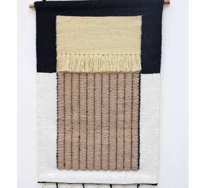 Décoration murale bohème en macramé, aspect élégant, faite à la main en coton, décoration murale bohème, utilisation personnalisée, usage domestique - Product Image 2