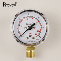 Industrial Measurement Meter 0-10 bar 1.6bar 25bar 250bar 400bar Gas Air Pressure Gauges for Regulator