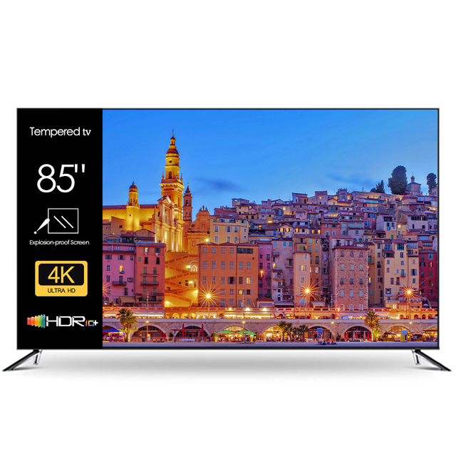 Custom Logo 85 Inch Big Screen Android LED Smart TV 4K UHD Television 90 95 100 Inch Smart TVs