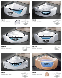 Bañera de <span class=keywords><strong>Esquina</strong></span> con <span class=keywords><strong>Hidromasaje</strong></span> de Lujo Tipo Jacuzzi con Puerta Lateral - Product Image 4