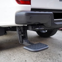 Escalón Plegable para Puerta Trasera de Camioneta, Modificación de Pedal para Puerta Trasera, Compatible con Tacoma, Hilux Revo, Ford F150