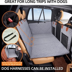 Funda de Asiento Trasero 100% Impermeable con Ventana de Malla Antideslizante y Antirrayas, Tipo Hamaca, con Pantallas y Separadores - Product Image 5