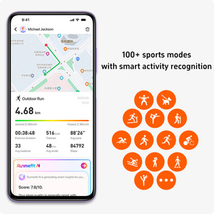 Montre connectée OEM en gros d'usine, écran AMOLED 1,93 pouces, puce améliorée, moniteur de sommeil IA, 100 modes sportifs, batterie 350 mAh, 8 PRO - Product Image 4