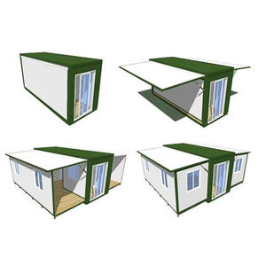 Panel de sándwich prefabricado moderno de 20 pies listo para usar, casa de contenedores expandible, pequeña casa expandible para hotel, centro comercial al aire libre, uso escolar - Product Image 6