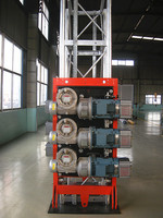 SC200/200 Elektrischer Bauaufzug mit 2x13/3x11kW Motor Verzinktes Material Geräuscharme Kabine