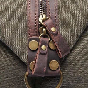 Échantillon Gratuit – Sac de Voyage XL en Toile avec Finition en Cuir Véritable – Sac Fourre-tout, Sac de Week-end, Sac à Bandoulière, Sac de Nuit, Sac de Cabine - Product Image 4