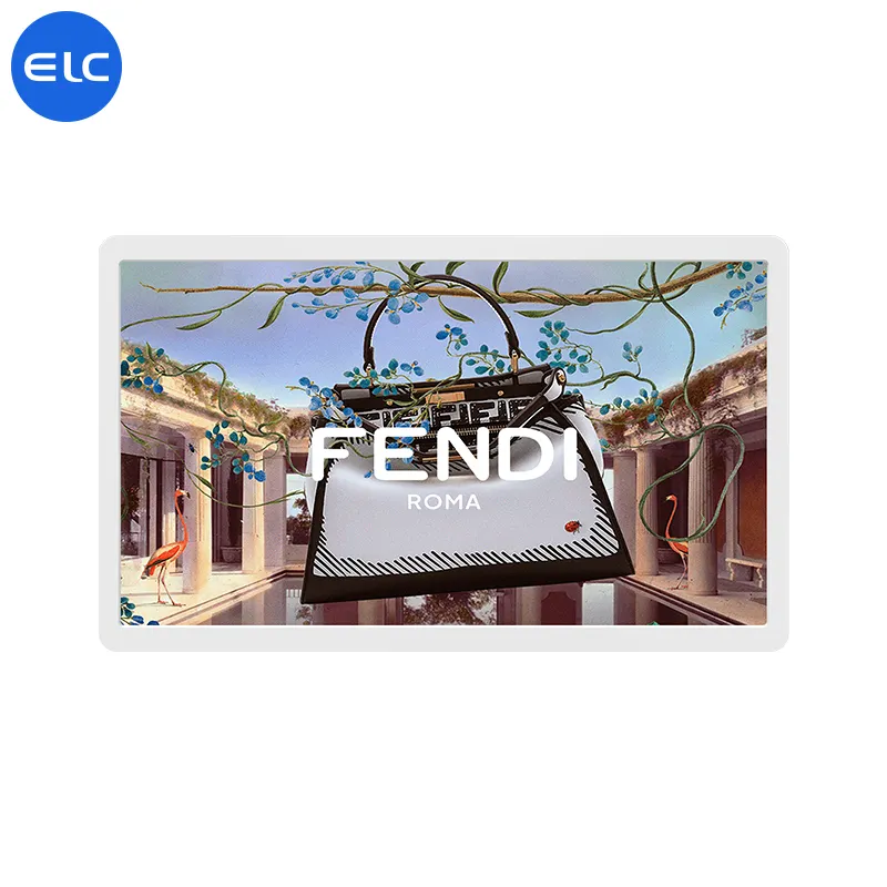 Wall mounted 21.5 inch touch screen RK3588 android 12 optional POE NFC 4G advertising display digital signage