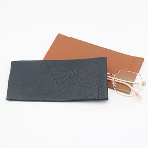 Chất lượng cao PU da xách tay kính Túi giá tốt nhất quang học Eyewear Pouch kính thanh lịch trường hợp - Product Image 1