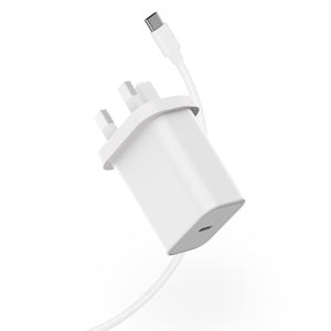 Cargador de Pared Rápido USB-C PD 3.0 de 20W con Protección OTP/OVP, Diseño Plegable y Cable Retráctil para Teléfono y Puertos Tipo-C - Product Image 5