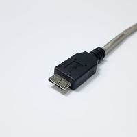 Cable USB 3.0 de 90 Grados, 5Gbps, Micro-B a Micro-B, con Malla de Protección y Ángulo Recto para Extensión de Datos en Computadoras