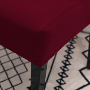 Housse de chaise en spandex couleur rouge vin, extensible, élastique, fundas para sillas, housse de chaise pour salle à manger - Product Image 2