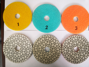 Tampon de polissage humide en diamant, 3 étapes, pour le marbre, granit, 4 pouces, <span class=keywords><strong>Super</strong></span> qualité, 1 pièce - Product Image 6