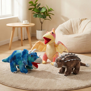 Muñeco <span class=keywords><strong>de</strong></span> Dinosaurio <span class=keywords><strong>de</strong></span> 8 Pulgadas, Tiranosaurio Rex, Triceratops, <span class=keywords><strong>Velociraptor</strong></span>, <span class=keywords><strong>Peluche</strong></span> Súper Suave, Juguete Antiestrés <span class=keywords><strong>de</strong></span> 25 CM, Regalo Unisex, Venta al por Mayor - Product Image 4